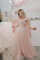 Full-Skirt Dress Made Of Delicate Tulle