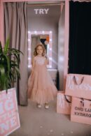 Pudrovoe Dress With Ruffle