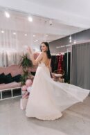 Delicate Dress With A Train