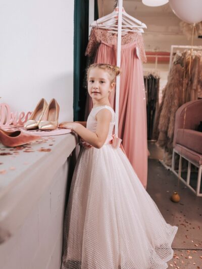 Floor-Length Dress Retro-Style