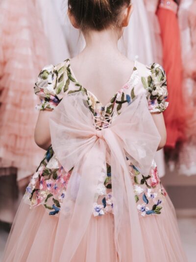 Multicolor Dress With Sleeves - Fonarik