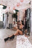 Mini Dress Made Of Sequins