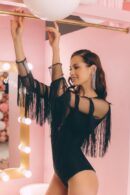 Black Bodysuit With Sleeves