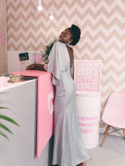 Dress-kimono gray