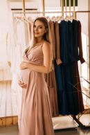 Floor-Length Dress Made Of Lightweight Satin