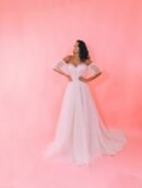 Wedding dress floor-length ivory in goroshek