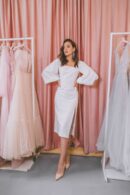 Stylish Cocktail Dress White