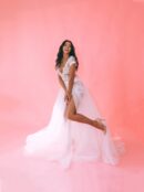 Dress With Lace Bodysuit And Tulle Skirt