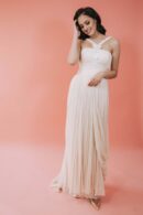 Wedding white dress in Greek style