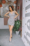 Interesting Two-Piece Mini Dress