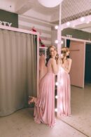 Dress With A Deep Neckline And Open Back