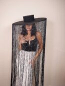 Wide-Brim Hat With Fringe