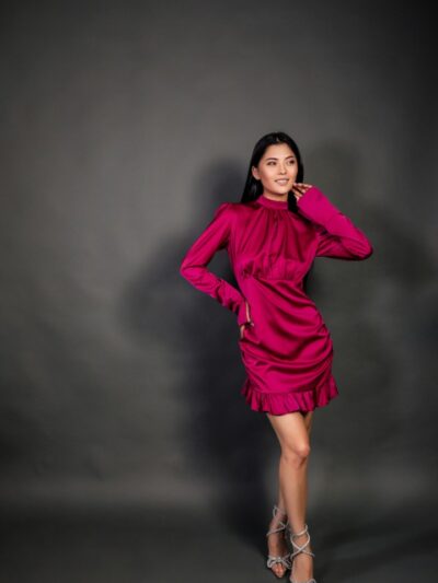 Mini Dress Made Of Lightweight Satin
